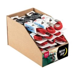 Nite Ize SlideLock Bungee 24 In. Dump Bin - 15PC Backpacking Packs