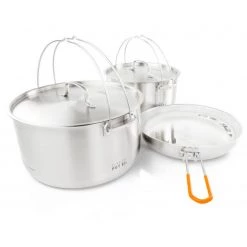 GSI Outdoors Glacier Stainless Troop Cookset
