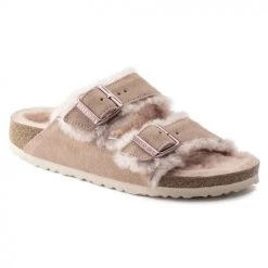 Birkenstock Women's Arizona Shearling Suede Leather