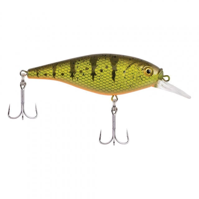 Berkley Fishing Flicker Shad Shallow | 2/7 Oz | 2 3/4in | 7cm | 6 | 3'-6' | 1m-2m | Model #FFSH7S-YP 3 Berkley Fishing Flicker Shad Shallow | 2/7 Oz | 2 3/4in | 7cm | 6 | 3'-6' | 1m-2m | Model #FFSH7S-YP
