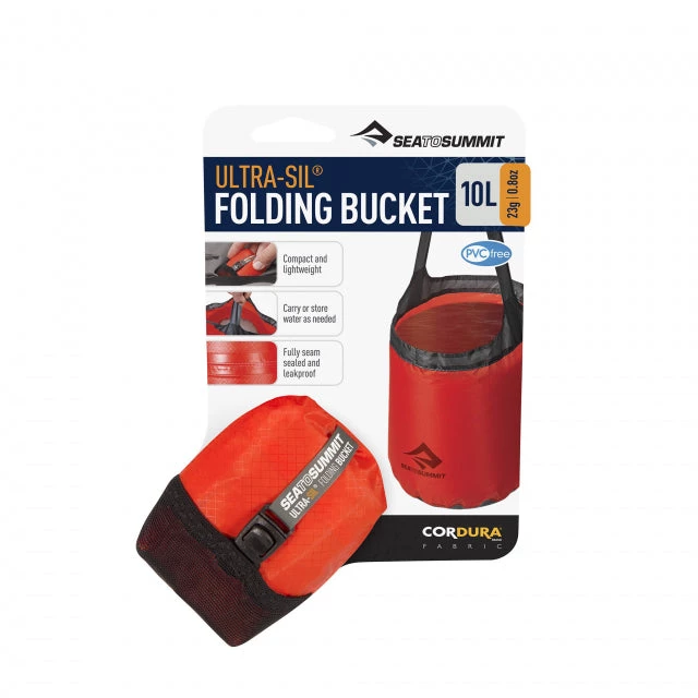Sea To Summit Ultra Sil Folding Bucket 10L Backpacking Packs 3 Sea To Summit Ultra Sil Folding Bucket 10L Backpacking Packs