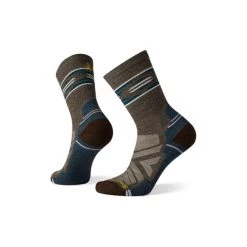Smartwool Women's Hike Light Cushion Broken Stripes Pattern Crew Socks