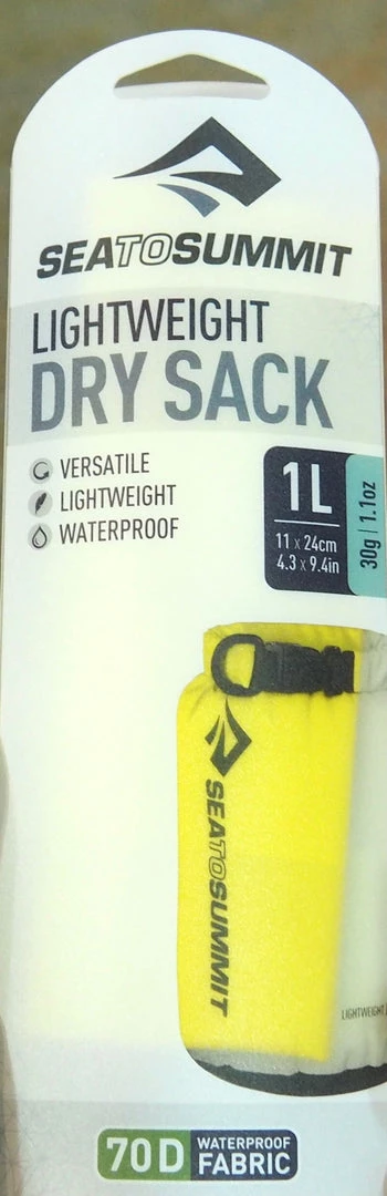 Sea To Summit Lightweight Dry Sack 1 L Backpacking Packs 4 Sea To Summit Lightweight Dry Sack 1 L Backpacking Packs