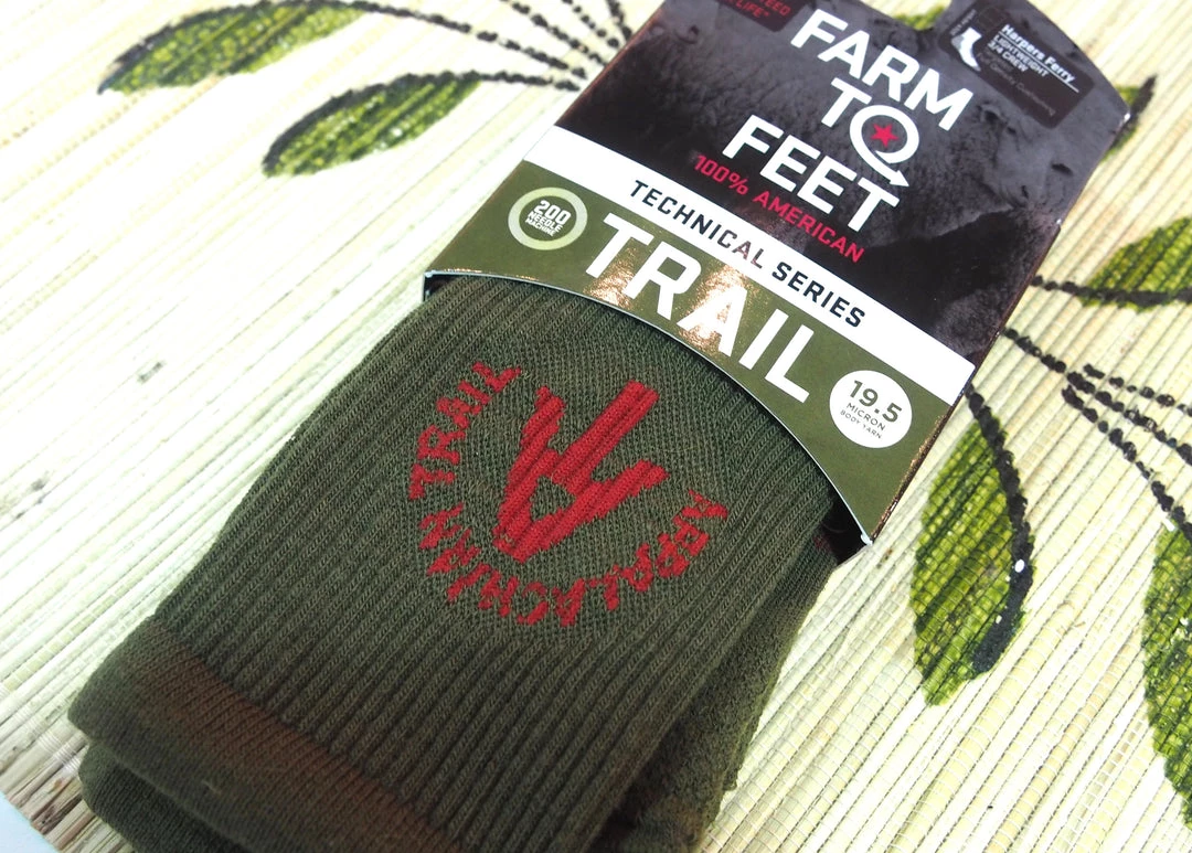 Farm To Feet Trail 3/4 Crew Socks Appalachian Trail 3 Farm To Feet Trail 3/4 Crew Socks Appalachian Trail
